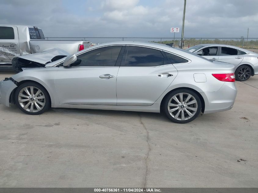 2013 Hyundai Azera VIN: KMHFH4JG8DA205809 Lot: 40756361