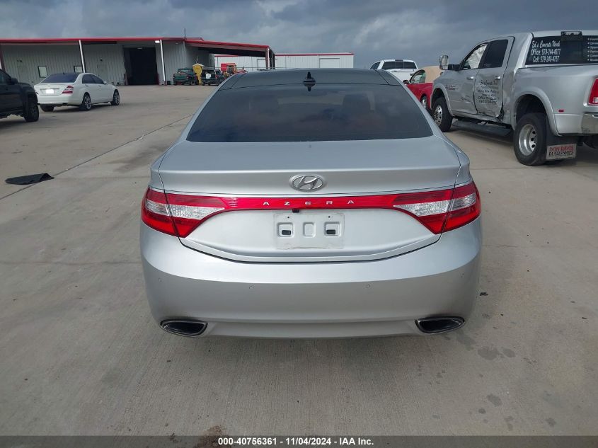 2013 Hyundai Azera VIN: KMHFH4JG8DA205809 Lot: 40756361