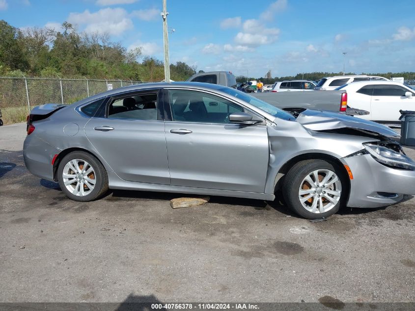 2016 Chrysler 200 Limited VIN: 1C3CCCAB0GN144302 Lot: 40756378