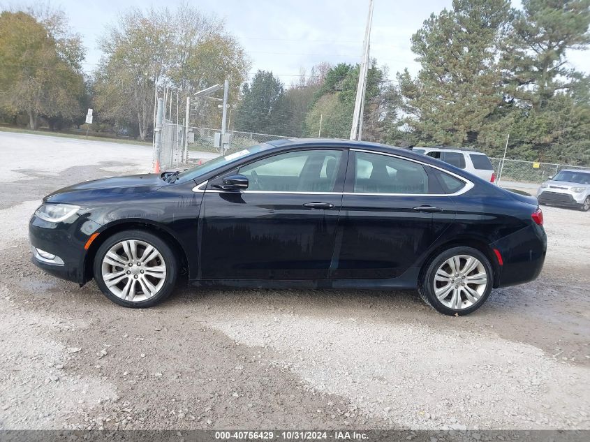 2016 Chrysler 200 C Platinum VIN: 1C3CCCCG4GN185007 Lot: 40756429