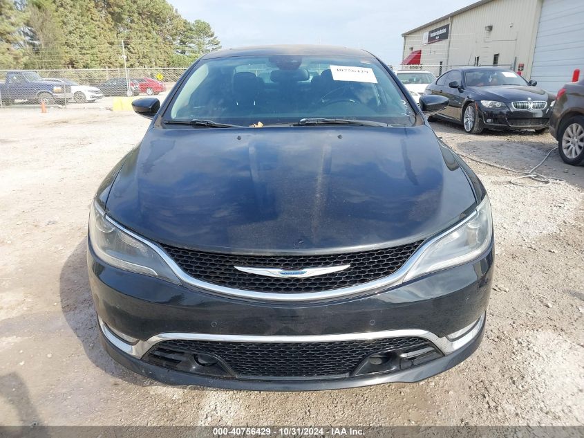 2016 Chrysler 200 C Platinum VIN: 1C3CCCCG4GN185007 Lot: 40756429