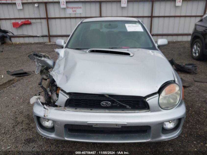 2002 Subaru Impreza Wrx VIN: JF1GD29622G530900 Lot: 40756457