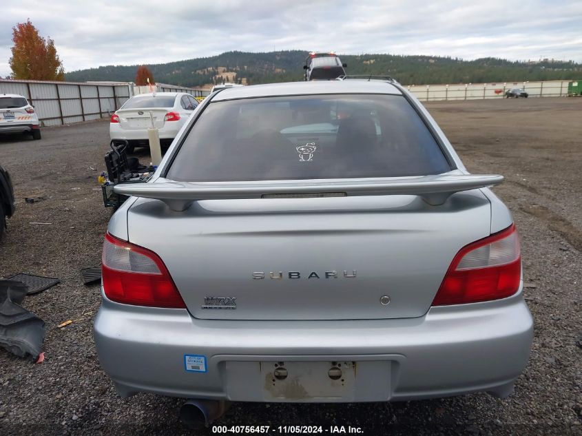 2002 Subaru Impreza Wrx VIN: JF1GD29622G530900 Lot: 40756457