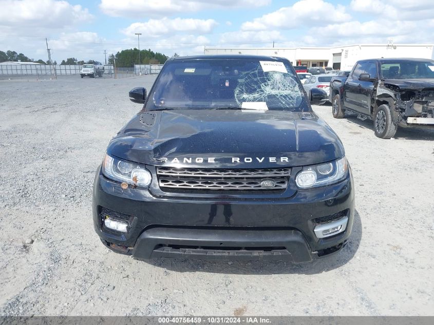 2016 Land Rover Range Rover Sport 3.0L V6 Turbocharged Diesel Hse Td6 VIN: SALWR2KF7GA569650 Lot: 40756459