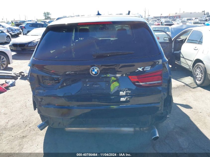 2015 BMW X5 xDrive35I VIN: 5UXKR0C50F0K58449 Lot: 40756464