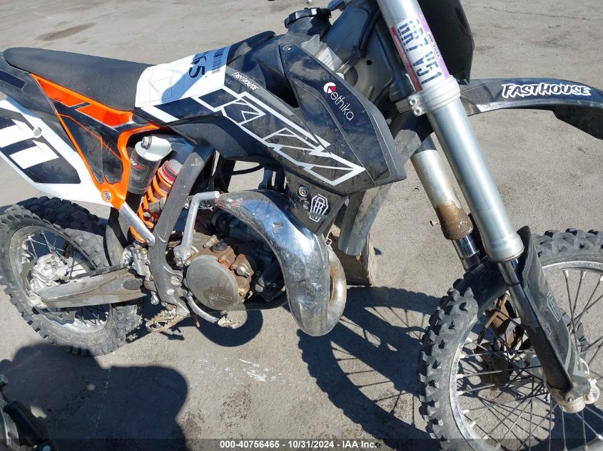 2014 Ktm 65/85 Sx/Sxs VIN: VBKMXC239EM092472 Lot: 40756465