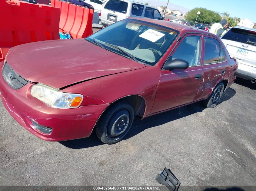 2001 Toyota Corolla Ce VIN: 1NXBR12E21Z467455 Lot: 40756468