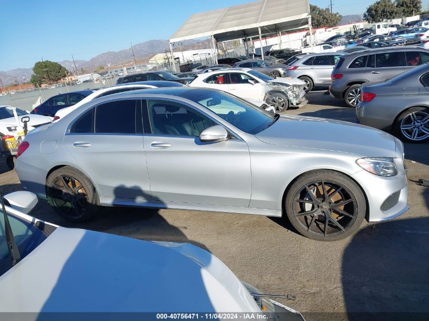 2015 Mercedes-Benz C 300 4Matic/Luxury 4Matic/Sport 4Matic VIN: 55SWF4KB0FU025214 Lot: 40756471