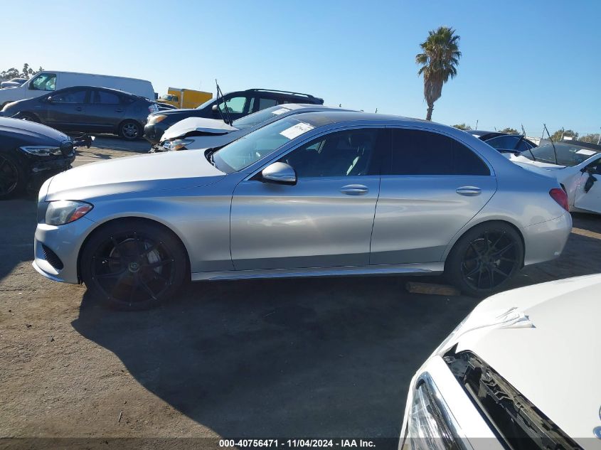 2015 Mercedes-Benz C 300 4Matic/Luxury 4Matic/Sport 4Matic VIN: 55SWF4KB0FU025214 Lot: 40756471