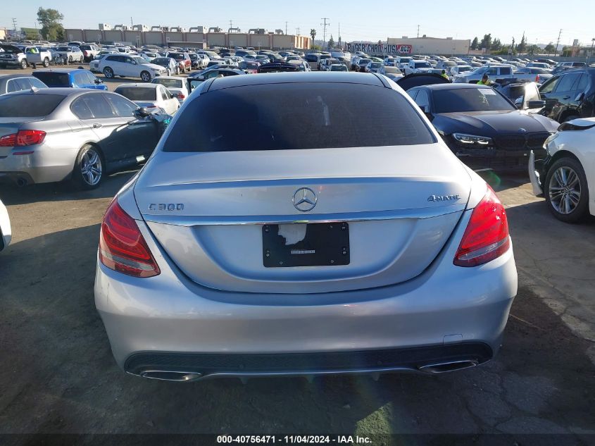 2015 Mercedes-Benz C 300 4Matic/Luxury 4Matic/Sport 4Matic VIN: 55SWF4KB0FU025214 Lot: 40756471