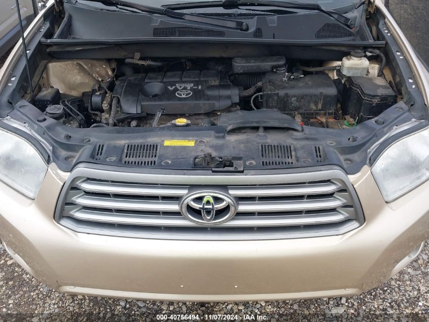 2010 Toyota Highlander VIN: 5TDZA3EH7AS001407 Lot: 40756494