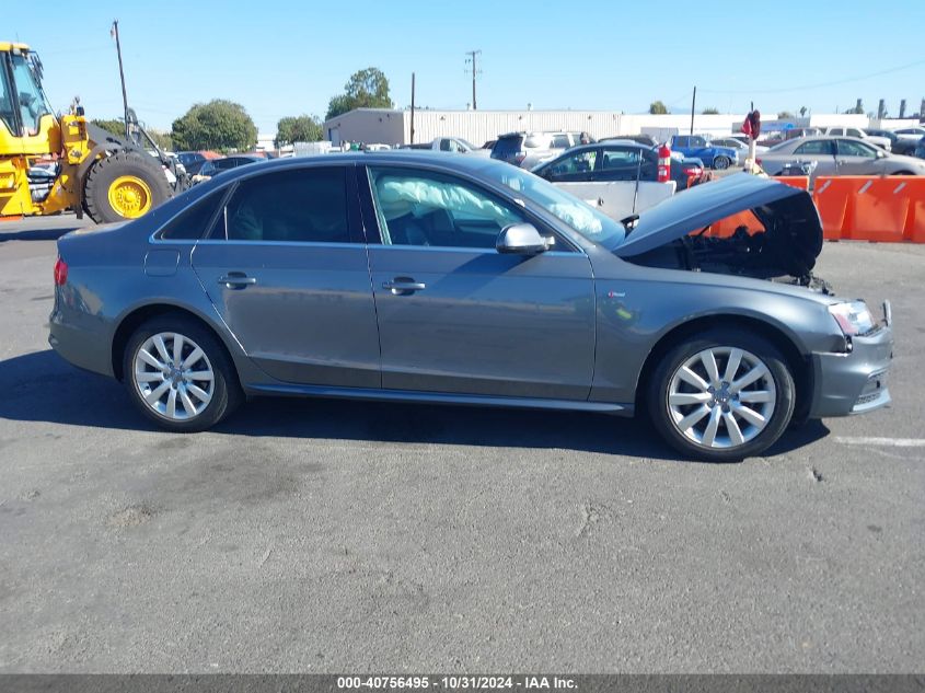 2015 Audi A4 2.0T Premium VIN: WAUAFAFLXFN025278 Lot: 40756495