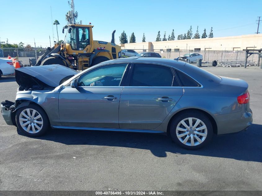 2015 Audi A4 2.0T Premium VIN: WAUAFAFLXFN025278 Lot: 40756495