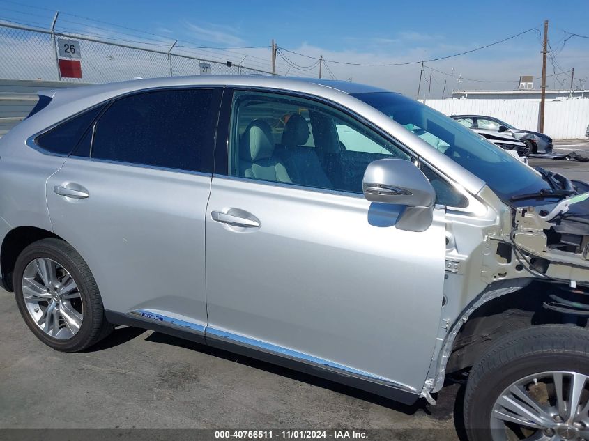 2015 Lexus Rx 450H VIN: 2T2ZB1BA4FC003975 Lot: 40756511