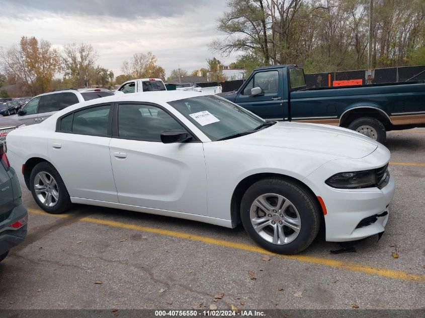 2023 Dodge Charger Sxt VIN: 2C3CDXBG9PH575664 Lot: 40756550