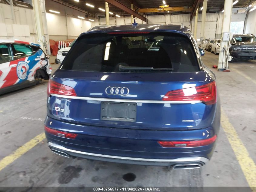 2022 Audi Q5 Premium Plus 45 Tfsi S Line Quattro S Tronic VIN: WA1EAAFY5N2069617 Lot: 40756577