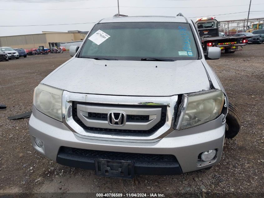 2011 Honda Pilot Ex-L VIN: 5FNYF4H59BB075986 Lot: 40756589