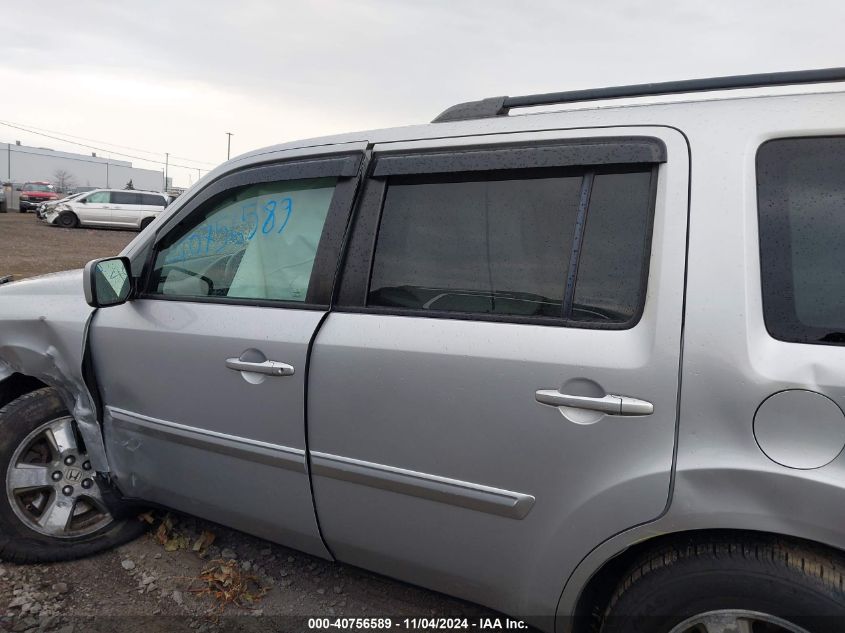 2011 Honda Pilot Ex-L VIN: 5FNYF4H59BB075986 Lot: 40756589