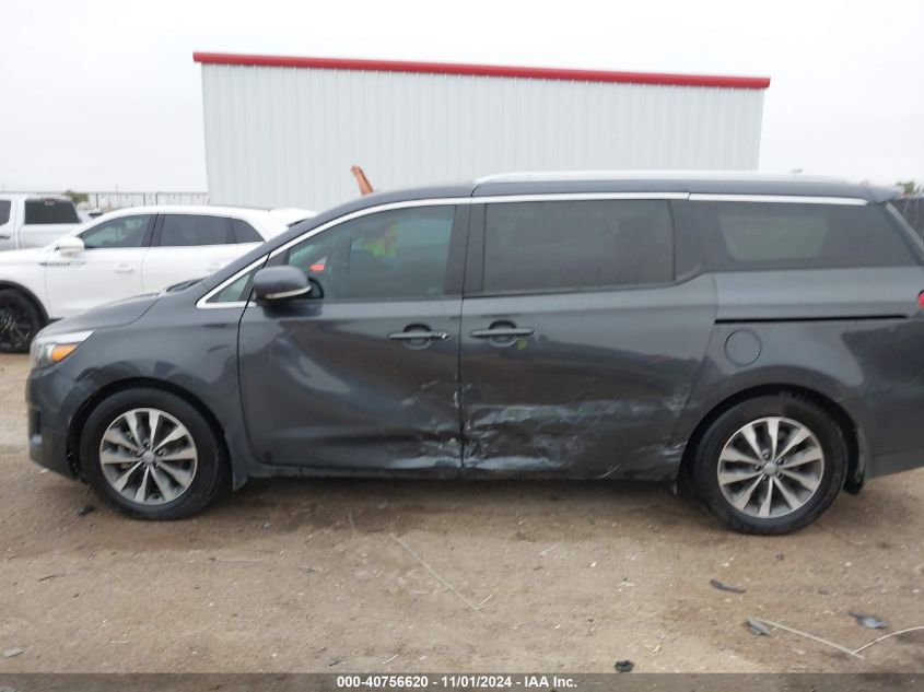 2017 Kia Sedona Sx VIN: KNDMC5C18H6323831 Lot: 40756620