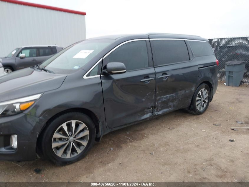 2017 Kia Sedona Sx VIN: KNDMC5C18H6323831 Lot: 40756620