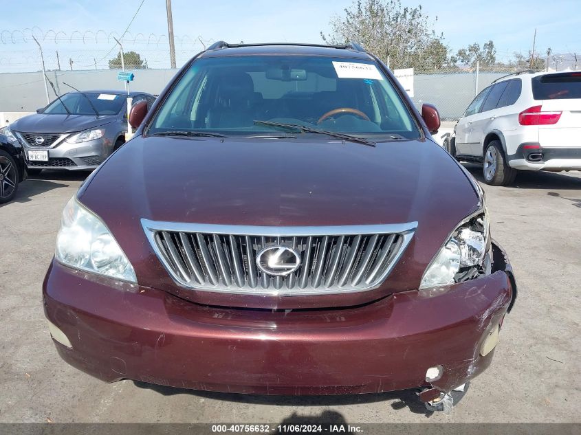 2009 Lexus Rx 350 VIN: JTJGK31U099852429 Lot: 40756632