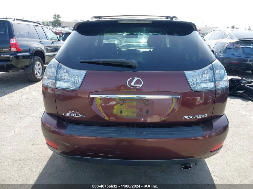 2009 Lexus Rx 350 VIN: JTJGK31U099852429 Lot: 40756632