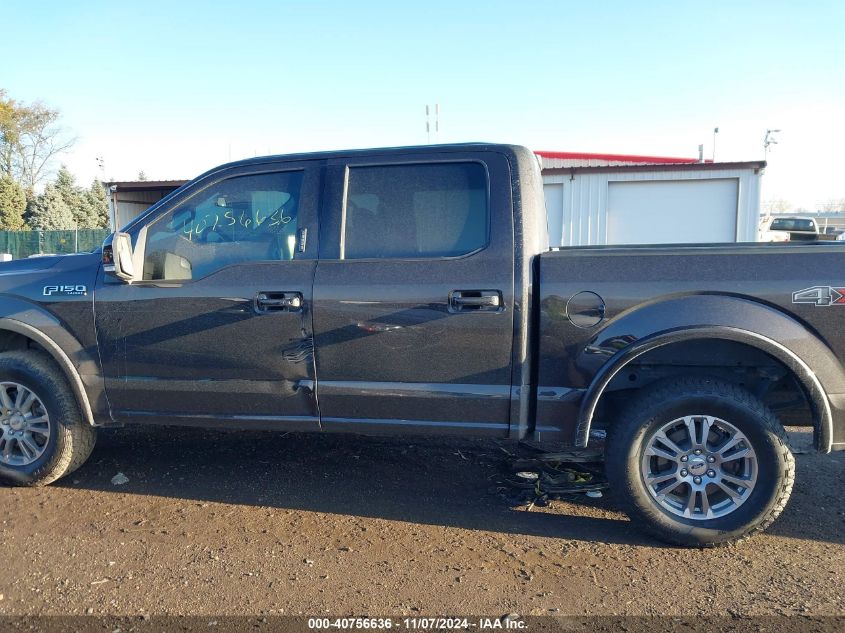 2019 Ford F-150 Lariat VIN: 1FTEW1EPXKFA57984 Lot: 40756636