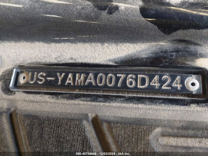 2024 Yamaha Vx Limited VIN: 00000YAMA0076D424 Lot: 40756646