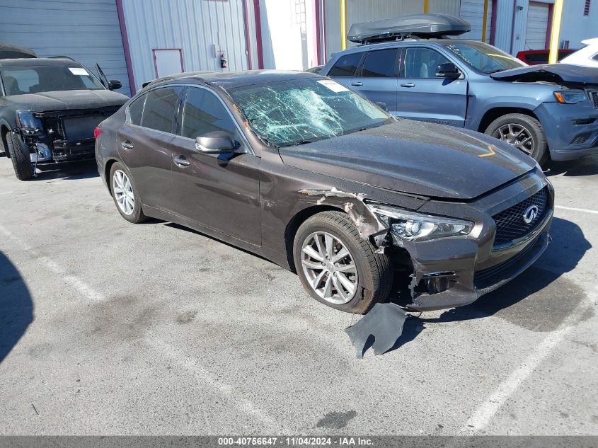 VIN JN1BV7AP8FM352939 2015 Infiniti Q50, Premium no.1