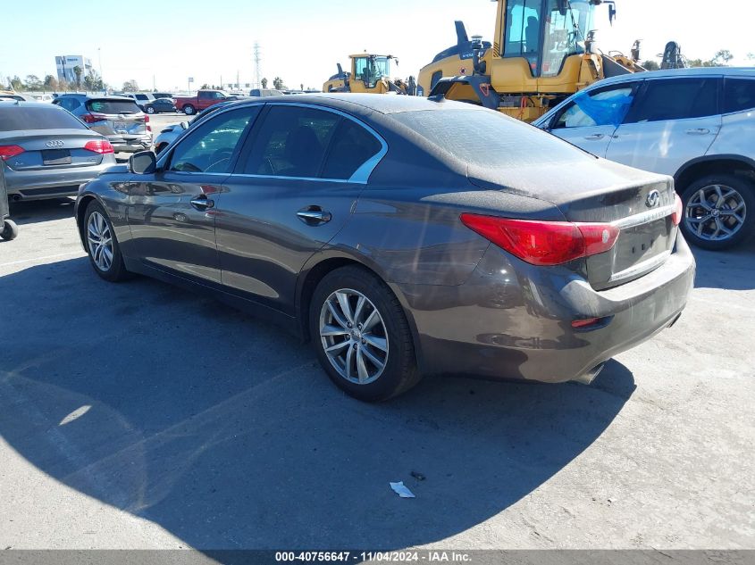 VIN JN1BV7AP8FM352939 2015 Infiniti Q50, Premium no.3