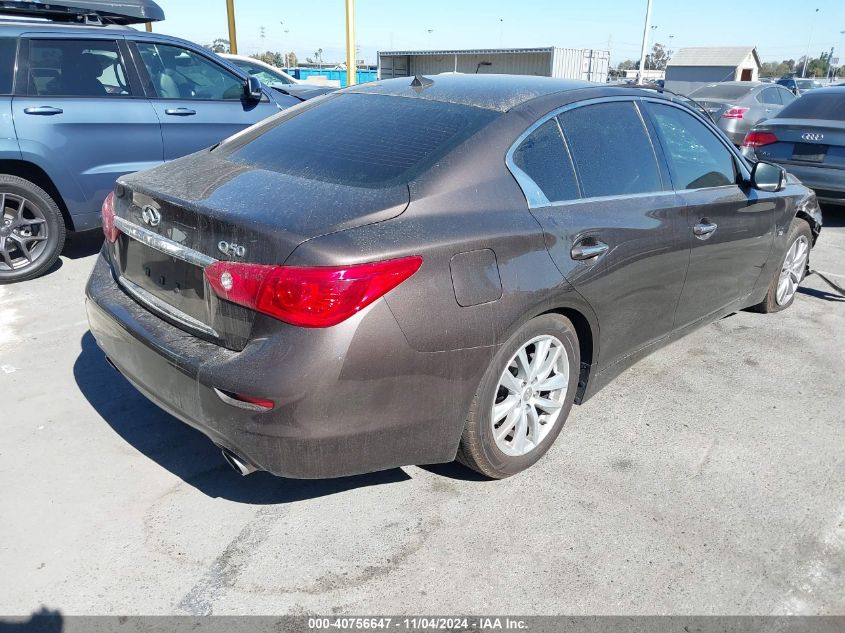 VIN JN1BV7AP8FM352939 2015 Infiniti Q50, Premium no.4