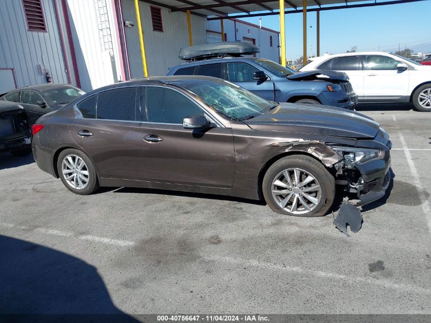 2015 Infiniti Q50 Premium VIN: JN1BV7AP8FM352939 Lot: 40756647