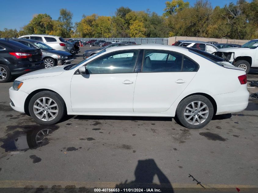 2012 Volkswagen Jetta 2.5L Se VIN: 3VWDX7AJ7CM377081 Lot: 40756653