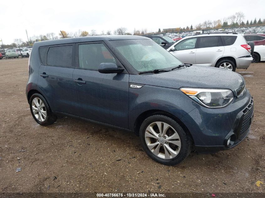 2016 Kia Soul + VIN: KNDJP3A54G7373281 Lot: 40756675