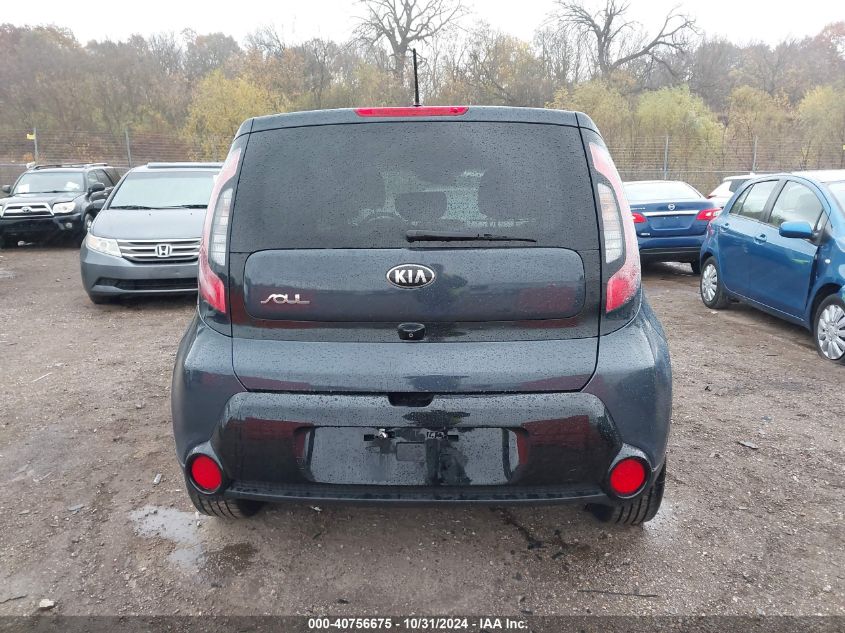 2016 Kia Soul + VIN: KNDJP3A54G7373281 Lot: 40756675