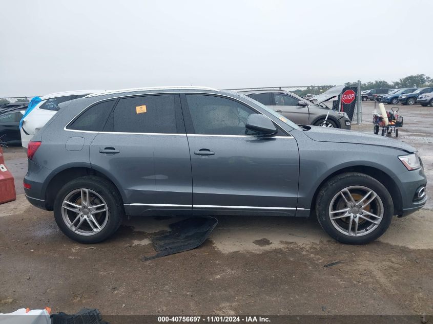 2014 Audi Q5 2.0T Premium VIN: WA1LFAFP8EA116726 Lot: 40756697