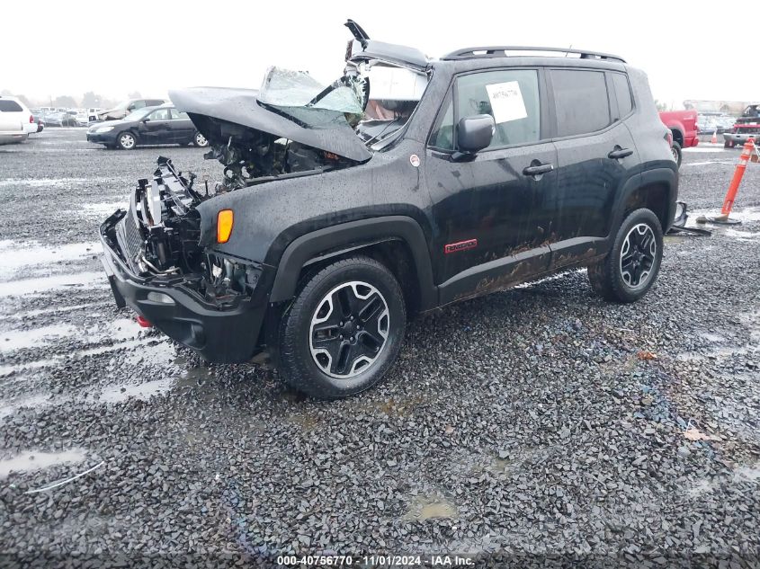 VIN ZACCJBCB6HPE80067 2017 Jeep Renegade, Trailhawk... no.2