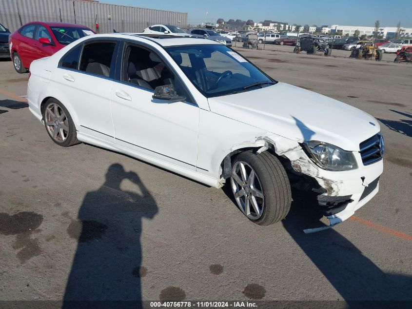 VIN WDDGF4HB1EA959845 2014 Mercedes-Benz C-Class, C... no.1