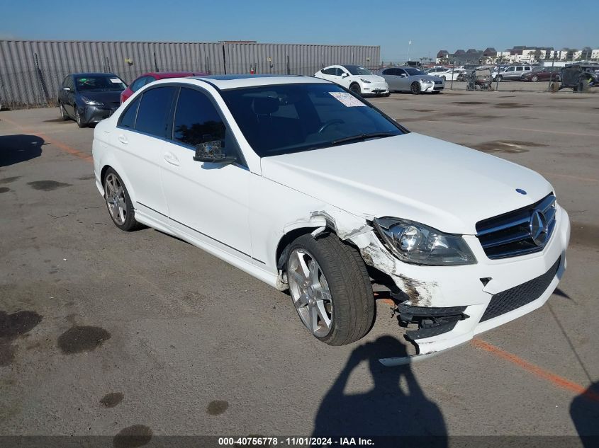 2014 Mercedes-Benz C-Class C 250 Sport/Luxury VIN: WDDGF4HB1EA959845 Lot: 40756778