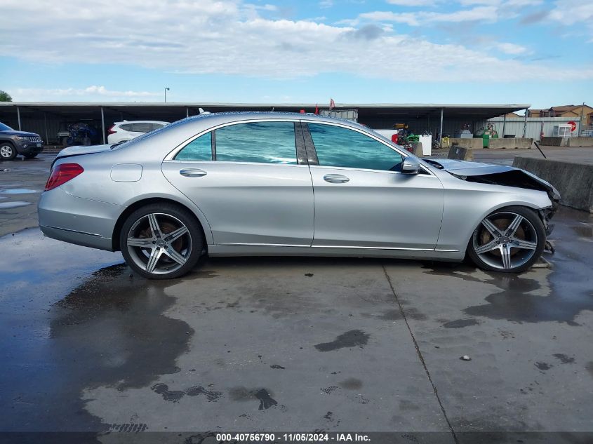 2014 Mercedes-Benz S 550 4Matic VIN: WDDUG8FB8EA065514 Lot: 40756790