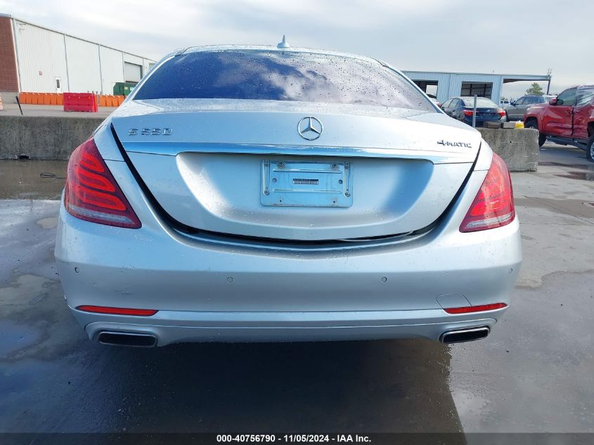 2014 Mercedes-Benz S 550 4Matic VIN: WDDUG8FB8EA065514 Lot: 40756790