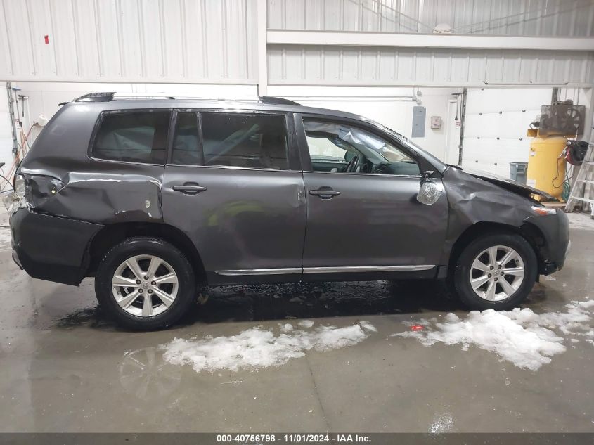 2013 Toyota Highlander Base V6 (A5) VIN: 5TDBK3EH7DS272115 Lot: 40756798