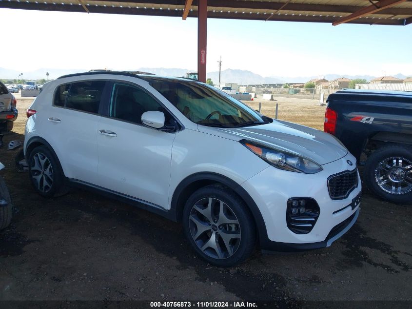 2019 Kia Sportage Sx Turbo VIN: KNDPR3A66K7507343 Lot: 40756873