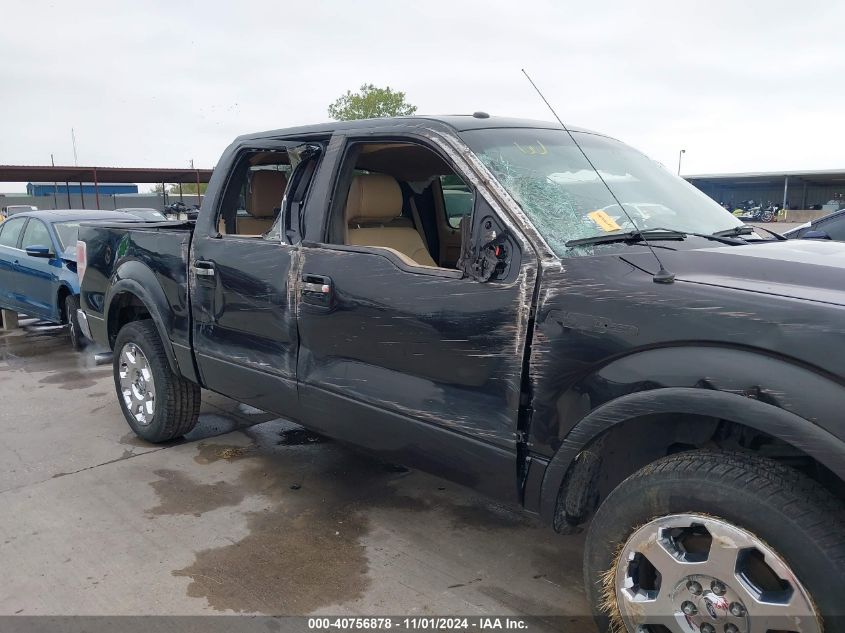 2011 Ford F-150 Lariat VIN: 1FTFW1CF1BKD40523 Lot: 40756878