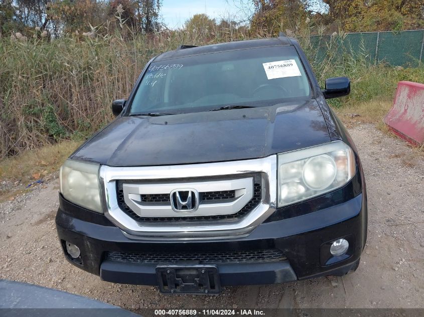 2011 Honda Pilot Touring VIN: 5FNYF4H9XBB075286 Lot: 40756889