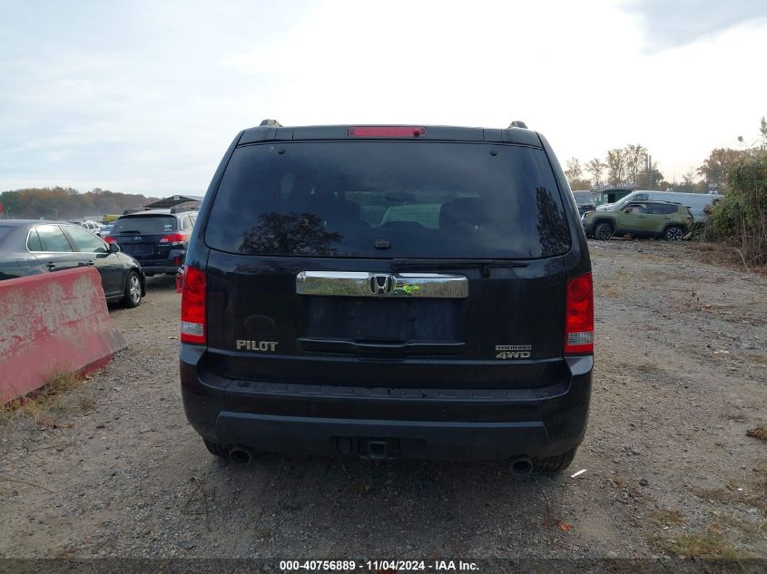 2011 Honda Pilot Touring VIN: 5FNYF4H9XBB075286 Lot: 40756889