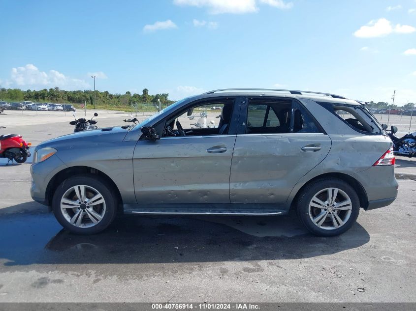 2013 Mercedes-Benz Ml 350 VIN: 4JGDA5JB2DA214365 Lot: 40756914