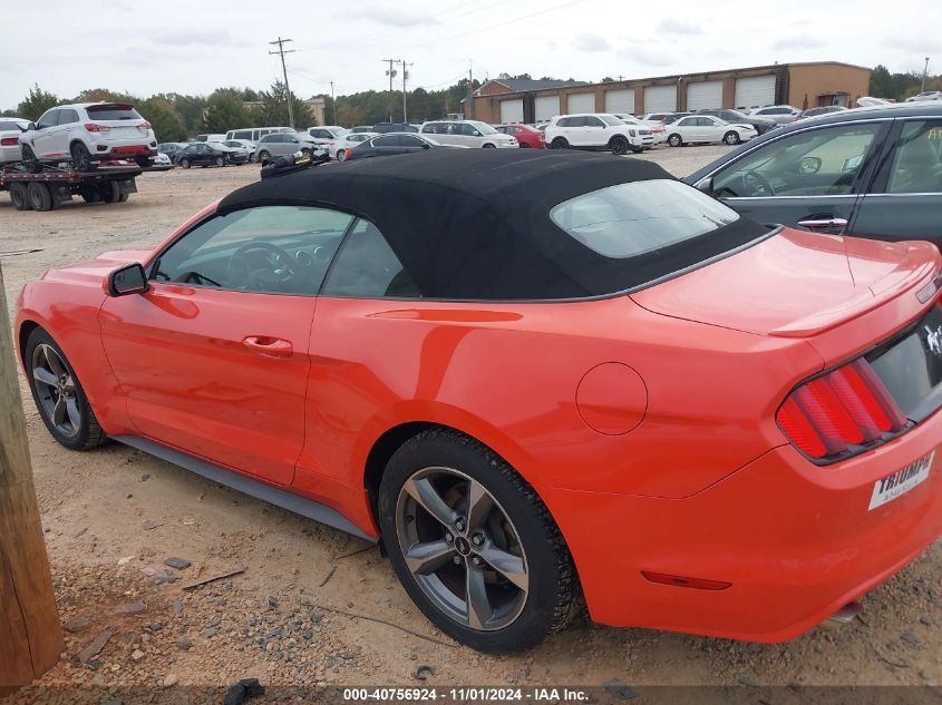 2015 Ford Mustang V6 VIN: 1FATP8EM3F5387048 Lot: 40756924