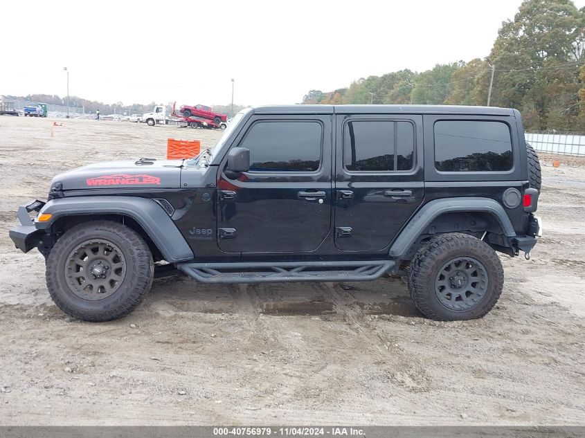 2020 Jeep Wrangler Unlimited Willys 4X4 VIN: 1C4HJXDN2LW206825 Lot: 40756979