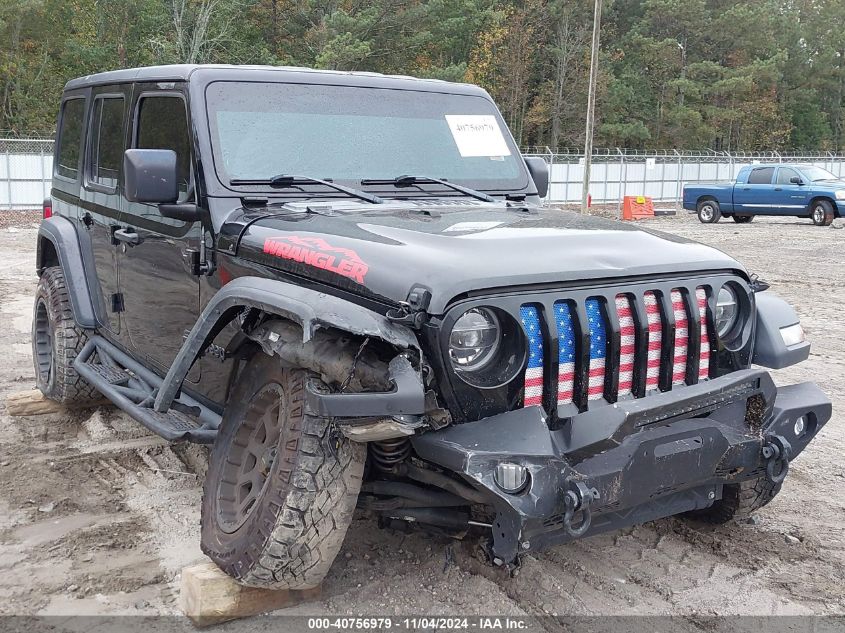 2020 Jeep Wrangler Unlimited Willys 4X4 VIN: 1C4HJXDN2LW206825 Lot: 40756979